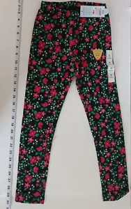 Pantalón Cat And Jack Niñas Negro Floral Talla Mediana (8) Algodón Resistente, Cintura Elástica - Imagen 1 de 2