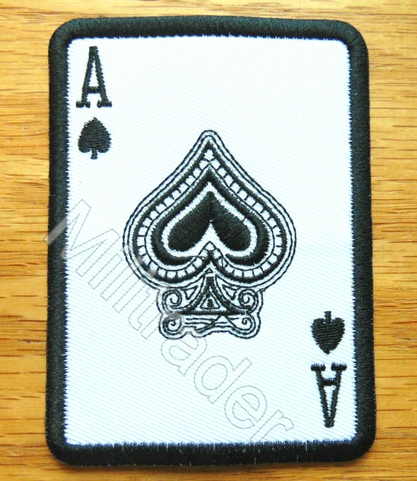 Parche de casino de juego de cartas de póker As of Spaces (planchado) Foto 1 de 1