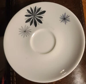 Peter Terris Shenango China Charpinx SAUCERS Mid Century Atomic Flower 6" - Picture 1 of 4