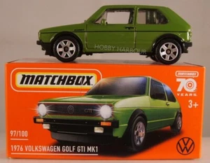 MATCHBOX POWER GRABS #97 1976 Volkswagen (VW) Golf GTI MK1, 2023 issue (NEW) - Picture 1 of 3