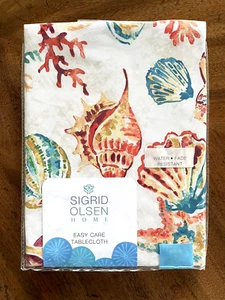 Sigrid Olsen STARFISH SHELL 70" ROUND Tablecloth - Picture 1 of 2
