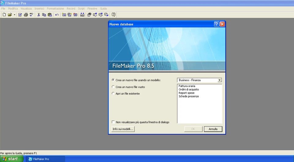 FileMaker Pro 8.5 with Serial Number (for Windows and Mac OS X) Multilanguage - Immagine 1 di 4