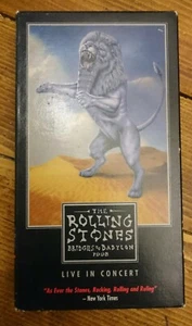 RARE VHS THE ROLLING STONES BRIDGES TO BABYLON 1998 in Cardboard slip case PAL - Picture 1 of 2