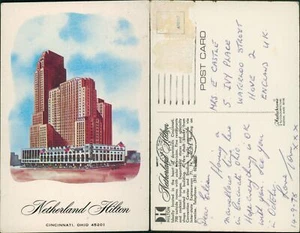 Netherland Hilton Cincinnati Ohio 1978 US Cancel Palstichrome - Picture 1 of 2