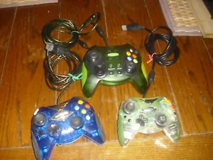 3 Intec Original XBox Controllers, Jedi, For Parts or Repair - Picture 1 of 7