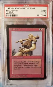 MTG Limited Edition Alpha 1993 Hill Giant PSA 9 Mint Old School - Picture 1 of 1
