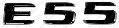 Nuevas letras emblema tapa maletero negro brillante para Mercedes-Benz E55 AMG W211 Foto 1 de 3