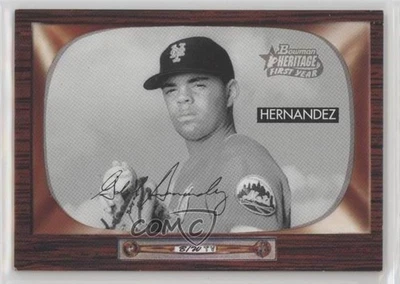 2004 Bowman Heritage Black & White Gaby Hernandez #213 Rookie RC - Image 1 of 2