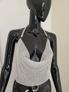 Brandneu funkelndes verstellbares Top mit Diamantendetail - Bild 1 von 15