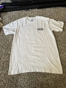 Vans White T Shirt With Graphic On The Back Size Medium - Picture 1 of 6