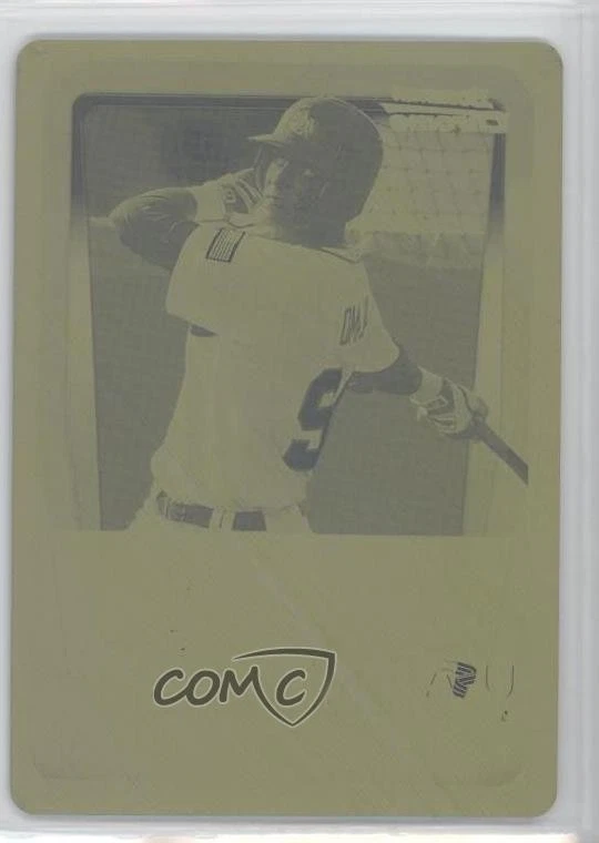 2011 Bowman Draft Prospects Printing Plate Yellow 1/1 Tyler Alamo #BDPP92 0t3 - Image 1 of 3