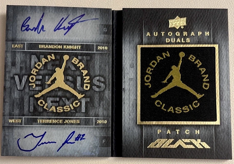 Brandon Knight Upper Deck Jordan Brand Classic - Booklet Autograph Duals #JBC2-9 - Image 1 of 4