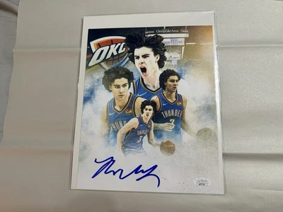 Josh Giddey Signed OKC Thunder 8x10 - Image 1 of 2