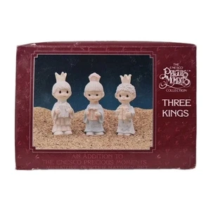 Precious Moments Collection 694495 "Three Kings" Wisemen Pewter Set Figurines - Picture 1 of 8