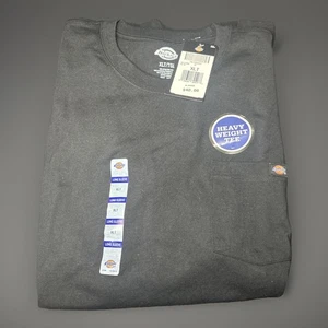 Dickies Long Sleeve Heavyweight Pocket Tee. Dickies Pocket T WL450, Black XLT - Picture 1 of 9
