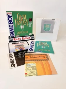 Final Fantasy Adventure Nintendo Game Boy Complete In Box CIB + Map + MINT - Imagen 1 de 19