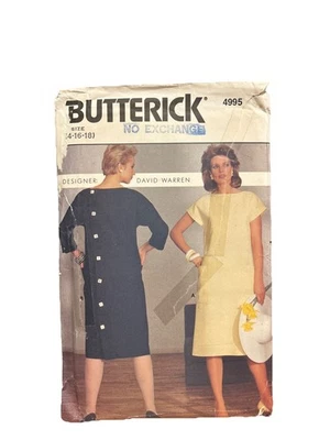 Butterick 4995 Size 14-16-18 Dress Sewing Pattern - Image 1 of 2