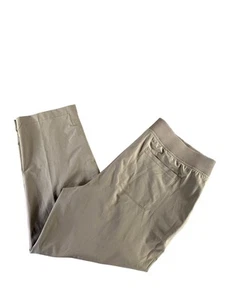 Chicos Zenergy Pants Womens Size 1 Beige Lightweight Stretch Pull On Casual - Picture 1 of 7