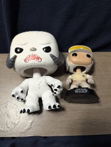 Loose Funko POP! Star Wars Luke Skywalker Hoth & Wampa - No Box - Picture 1 of 13