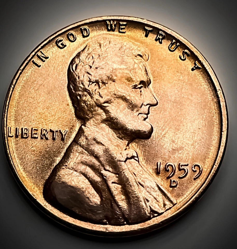💎 GEM STATE DDO/DDR: 1959 D Lincoln Cent DDO “Pup: In God We Trust & One Cent” - Image 1 of 4