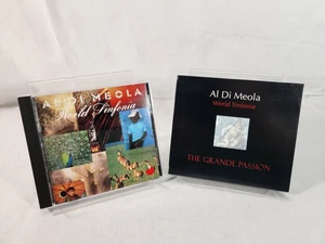 Al Di Meola World Sinfonia The Grand Passion + World Sinfonia CDs Fusion Jazz NM - Foto 1 di 10