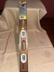 24 ZOLL STANLEY HOLZ UND MESSING MODELL 42-821. NEU.  Bauunternehmerqualität. - Bild 1 von 4