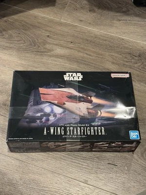 Bandai Star Wars A-Wing Starfighter 1/72 Plastic Model Kit - Complete - Image 1 of 4