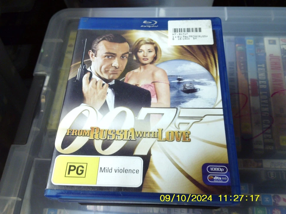 From Russia With Love (Blu-Ray, 1963)  Sean Connery / James Bond 007 - t499 - image 1 of 1