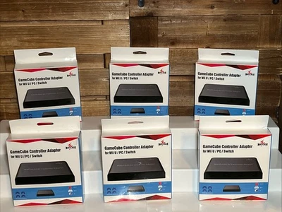 GameCube Controller Adapter Bundle for Wii U, PC USB & /Switch/OLED Model - Image 1 of 4