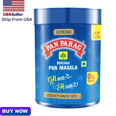 Ambientador bucal Pan Parag 100gm Premium Pan Masala (DESDE EE. UU.) Foto 1 de 2