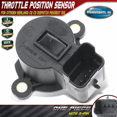Throttle Position Sensor for Citroen Berlingo C2 C5 Dispatch Peugeot 106 206 406 - Image 1 of 4