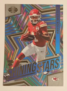2024 Panini Illusions Football Shining Stars Insert Xavier Worthy Rookie #6 NM - Picture 1 of 13