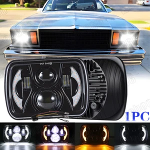 5x7" 7x6 LED Headlight Hi-Lo DRL For Chevy El Camino 1978-1981 Classic LUV Truck - Foto 1 di 23