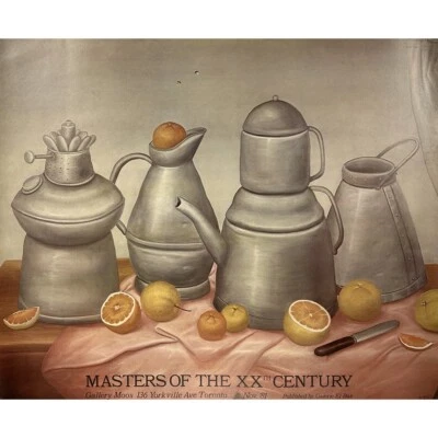 复古 Fernando Botero 加拿大展览印刷品(1981 年,偏移石版画) — 第 1/4 张图片