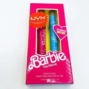 Juego de lápices de ojos NYX x Barbie The Movie Jumbo - tonos azules y rosas - Imagen 1 de 6