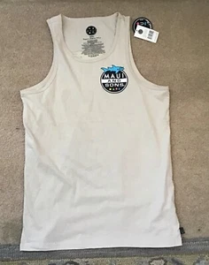 NWT Maui And Sons Mens S Vanilla color Tank Top MTK7706 - Picture 1 of 7