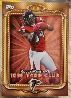 2013 Topps 1000 Yard Club Roddy White #15 Atlanta Falcons - Image 1 of 2