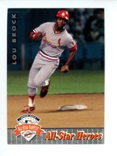 1992 Upper Deck All-Star FanFest   Lou Brock #48 St. Louis Cardinals