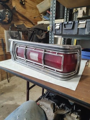 Ford Gran Torino Elite 75 pase derecho. BISEL DE LENTE DE LUZ TRASERA INVERSA RESPALDO LATERAL Foto 1 de 4