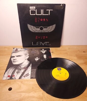 The Cult Love 1985 Sire Records Gold Stamp Promo Rock LP Foto 1 de 4