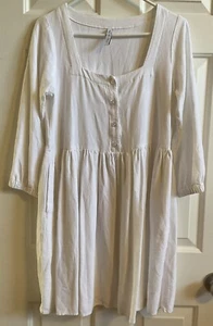 Neu ohne Etikett Rachel Pally weiß 3/4-Ärmel böhmische Tunika Kleid XS Rayon-Mischung - Bild 1 von 7