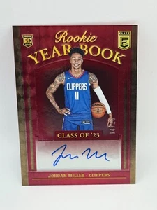 2023-24 Donruss Elite #RYB-MLR Jordan Miller Rookie Yearbook Autographs RC GOLD - Picture 1 of 2