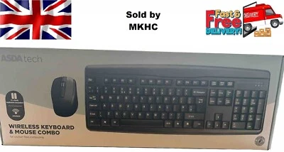 Wireless Keyboard & Mouse Combo Set 2.4GHZ Cushioned Keys - (Batteries Included) - Image 1 of 2