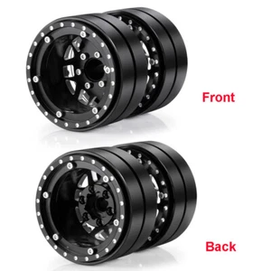RCBATER 2/4Pcs 1.9" Dually Beadlock Wheel Rims for 1/10th RC Crawler Car Upgrade - Picture 1 of 13