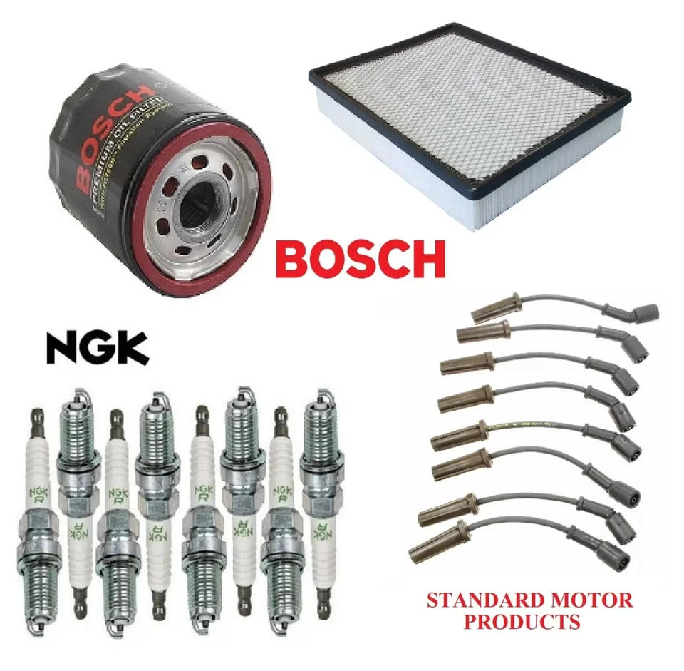 Kit de ajuste filtros plugues de fio ajuste CHEVY SILVERADO 1500 CLASSIC V8 4.8L 2007 - Imagem 1 de 1