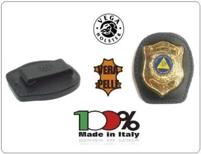 Portaplacca Placca Da Cintura Protezione Civile Volontari Nazionale Vega Holster