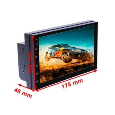 GPS Navigation USB 7'' Screen Car Android 8.1 Radio FM MP5 Player IOS/Android — 第 1/4 张图片