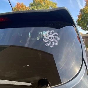 One piece Kuja Jolly Roger Vinyl Decals Multi color & size - Picture 1 of 4