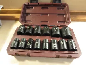 MATCO SCPM146VA 14pc. 1/2" Drive metric 6 Point Impact sockets set NEW - Picture 1 of 9