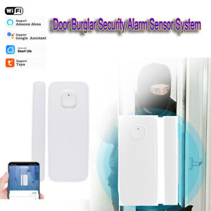 1/2/3/4/5X Wireless Wifi Door Window Sensor Safe Alarm System with Voice Control